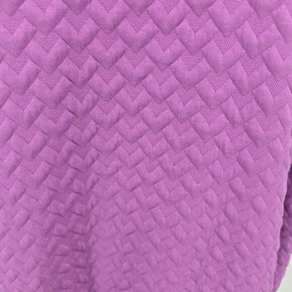 Fate Quilted Puff Sleeve Sweatshirt – Size Large (Dusty Orchid) - Picture 6 of 7